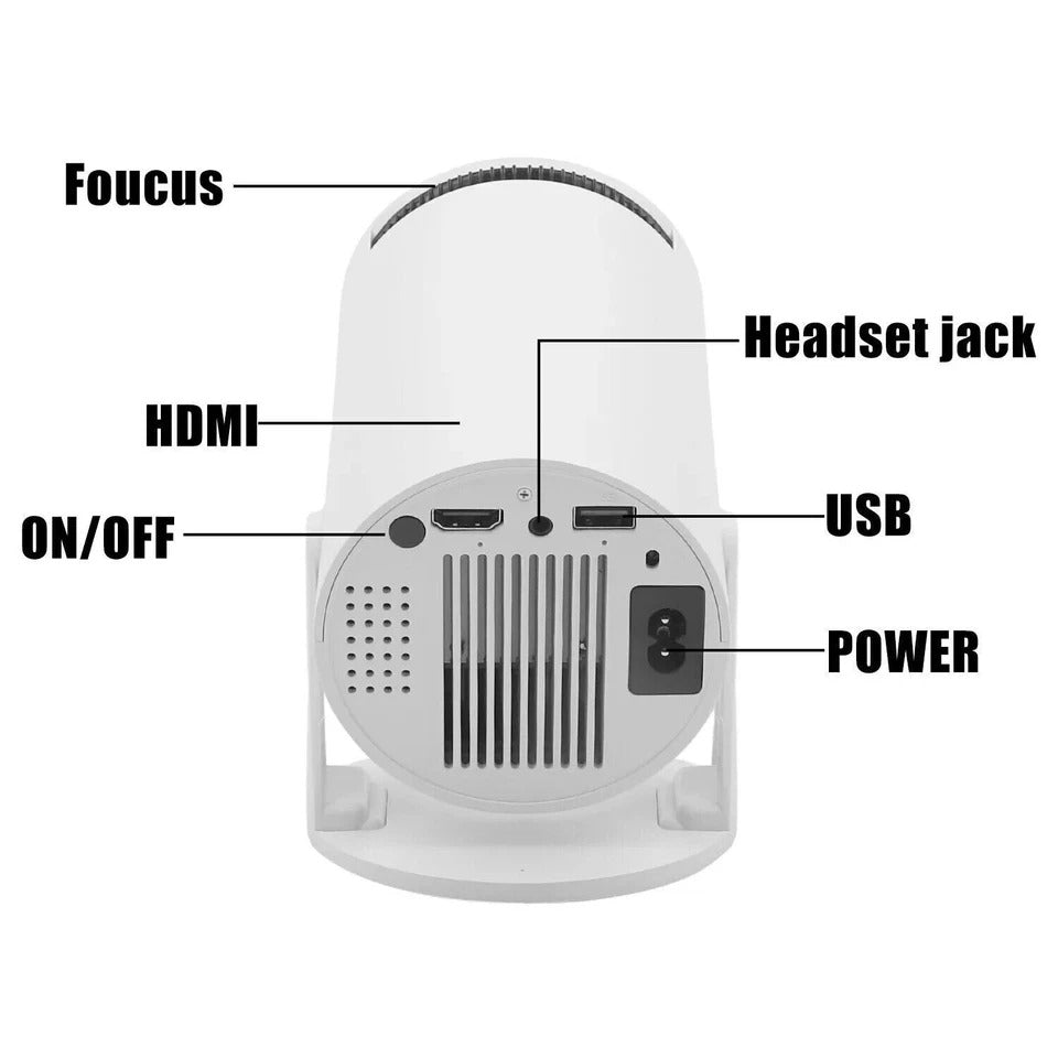 Mini Projector – 4K Support | Smart & Portable Home Theater
