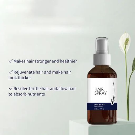 Rosemary Hair Boost Spray 50ml - Lightweight, Non-Greasy Formula for All-Day Volume & Natural Shine, Fullness, Non-sticky
