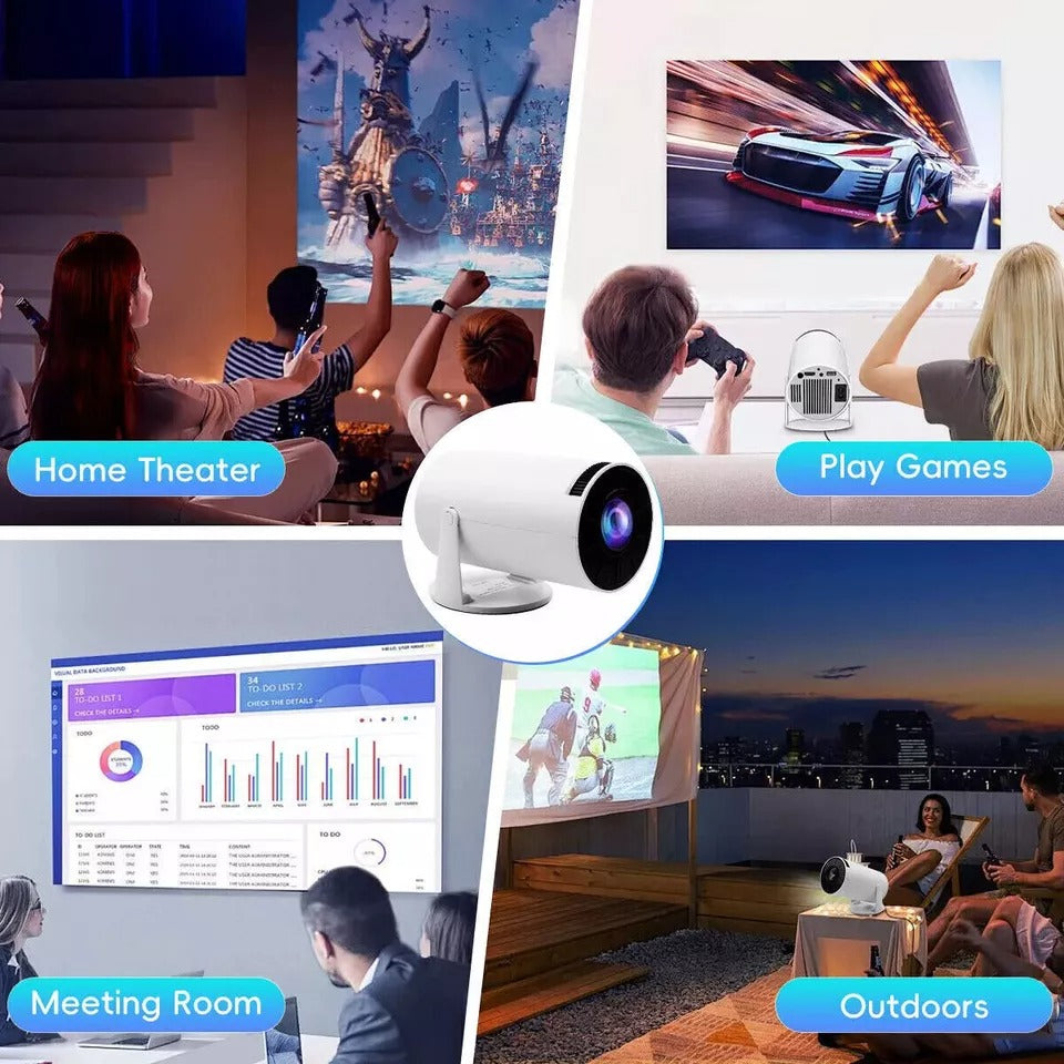 Mini Projector – 4K Support | Smart & Portable Home Theater