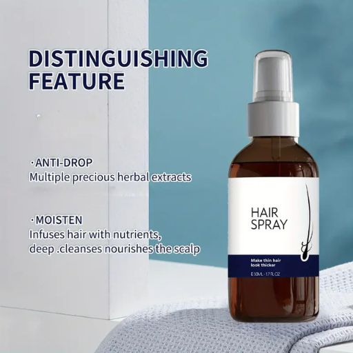 Rosemary Hair Boost Spray 50ml - Lightweight, Non-Greasy Formula for All-Day Volume & Natural Shine, Fullness, Non-sticky