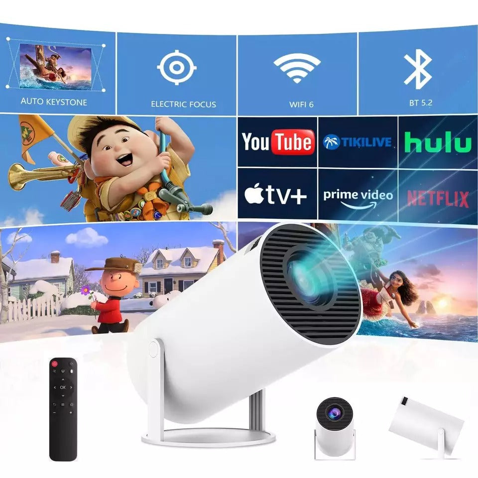 Mini Projector – 4K Support | Smart & Portable Home Theater