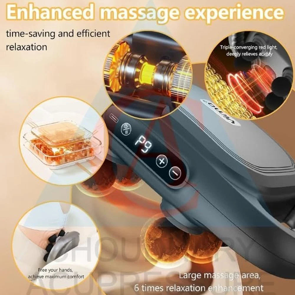 6-Head Deep Tissue Massage Gun – Ultimate Muscle Relief &amp; Recovery Tool