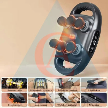 6-Head Deep Tissue Massage Gun – Ultimate Muscle Relief &amp; Recovery Tool