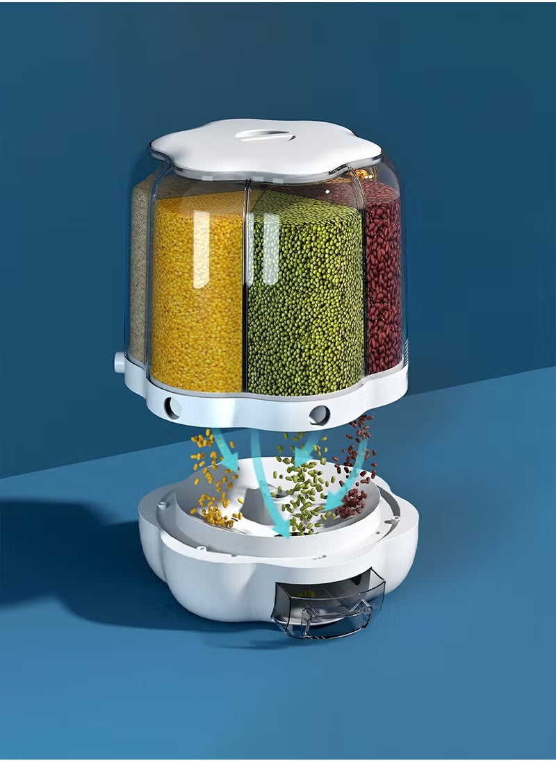 360° Rotating Cereal Dispenser – Smart Kitchen Storage Solution