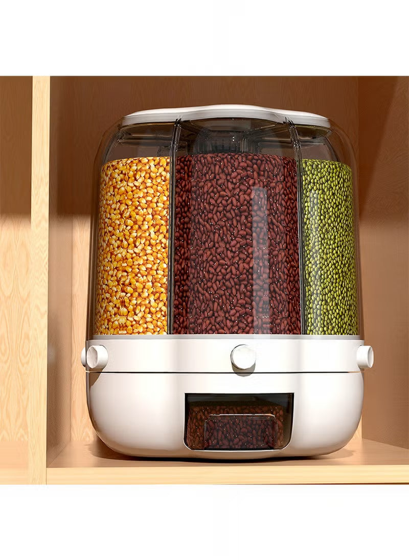 360° Rotating Cereal Dispenser – Smart Kitchen Storage Solution